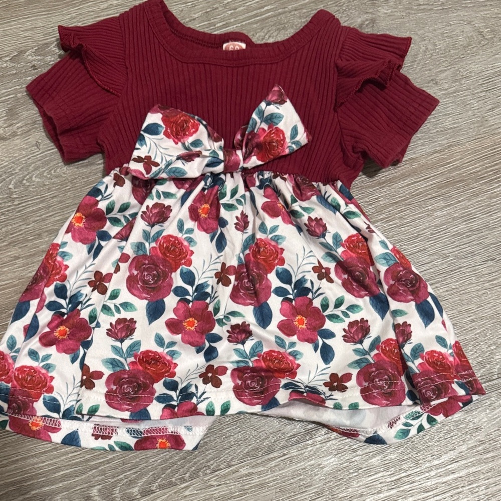 Floral Baby Dress with Bow